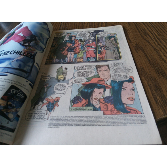 X-Factor #63 (February 1991 Marvel Comics) - Picture 3 of 3